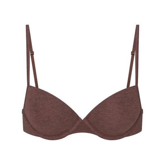 Everyday The Label Other - Skims Everyday Cotton Ultimate Bra - NWOT - Heather Cocoa - 38C
